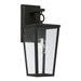 Capital Lighting C948111BK Black Outdoor Entrance Wall Light