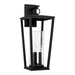 Capital Lighting C948131BK Black Outdoor Entrance Wall Light