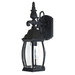 Capital Lighting C9866BK Black Outdoor Entrance Wall Light