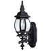 Capital Lighting C9867BK Black Outdoor Entrance Wall Light