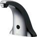 Chicago Faucets C116707AB1T Polished Chrome Electronic Bathroom Sink Faucet