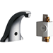 Chicago Faucets C116956AB1T Polished Chrome Electronic Bathroom Sink Faucet