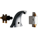 Chicago Faucets C116976AB1T Polished Chrome Electronic Bathroom Sink Faucet