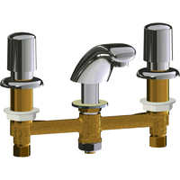  Commercial Faucets Self Closing / Metering Bathroom Faucet - Polish Chrome Plated