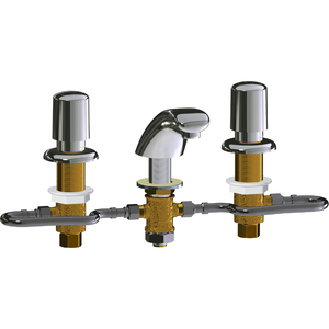 C404HZV765E39ABCP Commercial Faucets Self Closing / Metering Bathroom Faucet - Polish Chrome Plated C404HZV765E39ABCP Commercial Faucets Self Closing / Metering Bathroom Faucet - Polish Chrome Plated