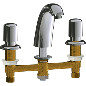 C405E64VP765AB Commercial Faucets Self Closing / Metering Bathroom Faucet - Polish Chrome Plated C405E64VP765AB Commercial Faucets Self Closing / Metering Bathroom Faucet - Polish Chrome Plated