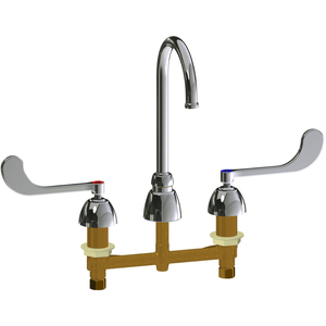 C786GN6FCXK319AB Commercial Faucet Commercial Deckmount Kitchen Faucet - Polish Chrome Plated C786GN6FCXK319AB Commercial Faucet Commercial Deckmount Kitchen Faucet - Polish Chrome Plated
