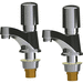 Chicago Faucets C333765PRABCP Polish Chrome Plated Self Closing / Metering Bathroom Sink Faucet