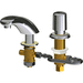 Chicago Faucets C404HZCW765ABCP Polish Chrome Plated Self Closing / Metering Bathroom Sink Faucet