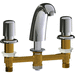 Chicago Faucets C405765AB Polish Chrome Plated Self Closing / Metering Bathroom Sink Faucet