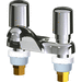 Chicago Faucets C802V765ABCP Polish Chrome Plated Self Closing / Metering Bathroom Sink Faucet