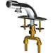 Chicago Faucets C844765PSHABCP Polish Chrome Plated Self Closing / Metering Bathroom Sink Faucet