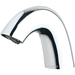 Chicago Faucets CEQR11A21ABCP Polish Chrome Plated Self Closing / Metering Bathroom Sink Faucet