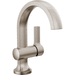 Delta Faucet D15855LFSP Spotshield Brushed Nickel Single Hole Bathroom Sink Faucet