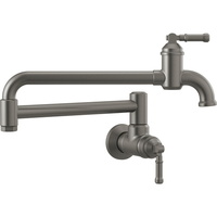  Broderick Pot Filler Kitchen Faucet - Black Stainless