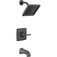  Geist One Handle Tub & Shower Faucet - Matte Black