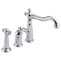  Victorian Single Handle Kitchen Faucet - Chrome