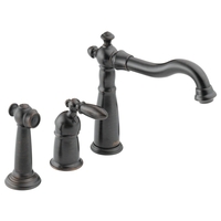  Victorian Single Handle Kitchen Faucet - Venetian Bronze