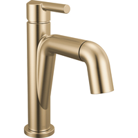  Nicoli Pull-Out Spray Bathroom Faucet - Champagne Bronze