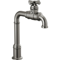  Broderick Single-Hole Bar Faucet - Black Stainless