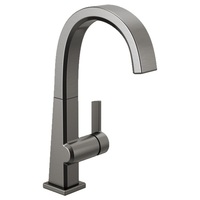  Pivotal Single-Hole Bar Faucet - Black Stainless