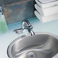  Teck 4" Centerset Commercial Bathroom Sink Faucet - Chrome