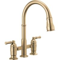  Broderick Two-Handle Kitchen Faucet - Brilliance Champagne Bronze