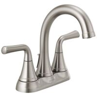  Kayra 4'' Centerset Bathroom Faucet - Brilliance Stainless