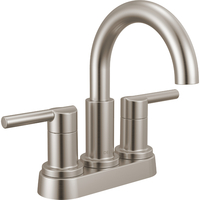  Nicoli 4'' Centerset Bathroom Faucet - Stainless