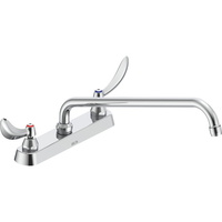  Commercial Commercial Wallmount Kitchen Faucet - Chrome