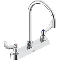  Commercial Wallmount Kitchen Faucet - Chrome