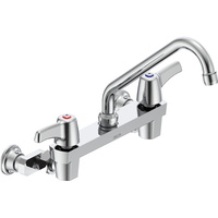  Teck Commercial Wallmount Kitchen Faucet - Chrome