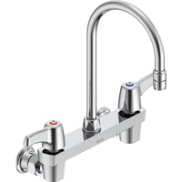  Commercial Wallmount Kitchen Faucet - Chrome