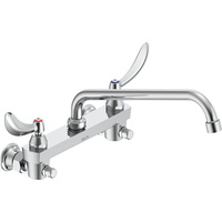  Teck Commercial Wallmount Kitchen Faucet - Chrome