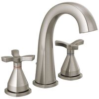  Stryke 8'' Widespread Bathroom Faucet - Brilliance Stainless
