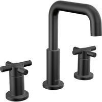  Nicoli 8'' Widespread Bathroom Faucet - Matte Black