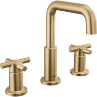  Nicoli 8'' Widespread Bathroom Faucet - Champagne Bronze