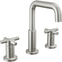  Nicoli 8'' Widespread Bathroom Faucet - Stainless