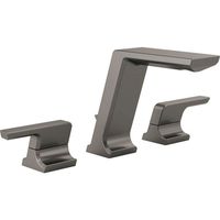  Pivotal 8'' Widespread Bathroom Faucet - Black Stainless