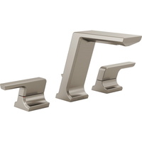  8'' Widespread Bathroom Faucet - Lumicoat Stainless