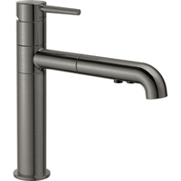  Trinsic Pull-Out Spray Kitchen Faucet - Black Stainless