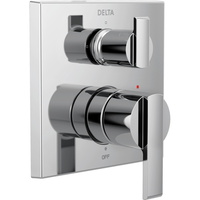  Angular Modern Non-Thermostatic Valve Trim Trim Kit - Chrome