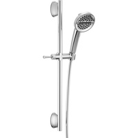  Universal Showering Hand Held Shower - Slide Bar Mount Shower Accessory - Lumicoat Chrome