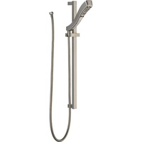  Tesla Hand Held Shower - Slide Bar Mount Shower Accessory - Brilliance Stainless