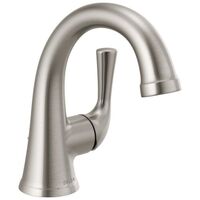  Kayra Single Hole Bathroom Faucet - Brilliance Stainless