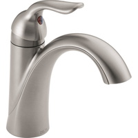  Lahara Single Hole Bathroom Faucet - Brilliance Stainless