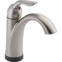  Lahara Single Hole Bathroom Faucet - Brilliance Stainless