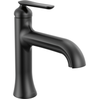  Bonacci Single Hole Bathroom Faucet - Matte Black