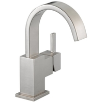  Vero Single Hole Bathroom Faucet - Brilliance Stainless