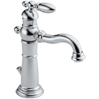  Victorian Single Hole Bathroom Faucet - Chrome